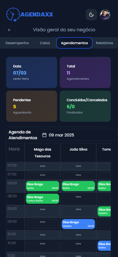agendamento mobile